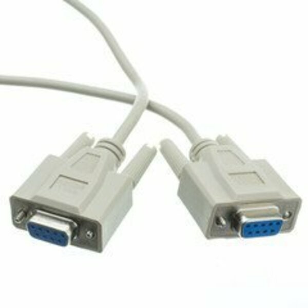 Swe-Tech 3C Null Modem Cable, DB9 Female, UL rated, 8 Conductor, 25 foot FWT10D1-20425